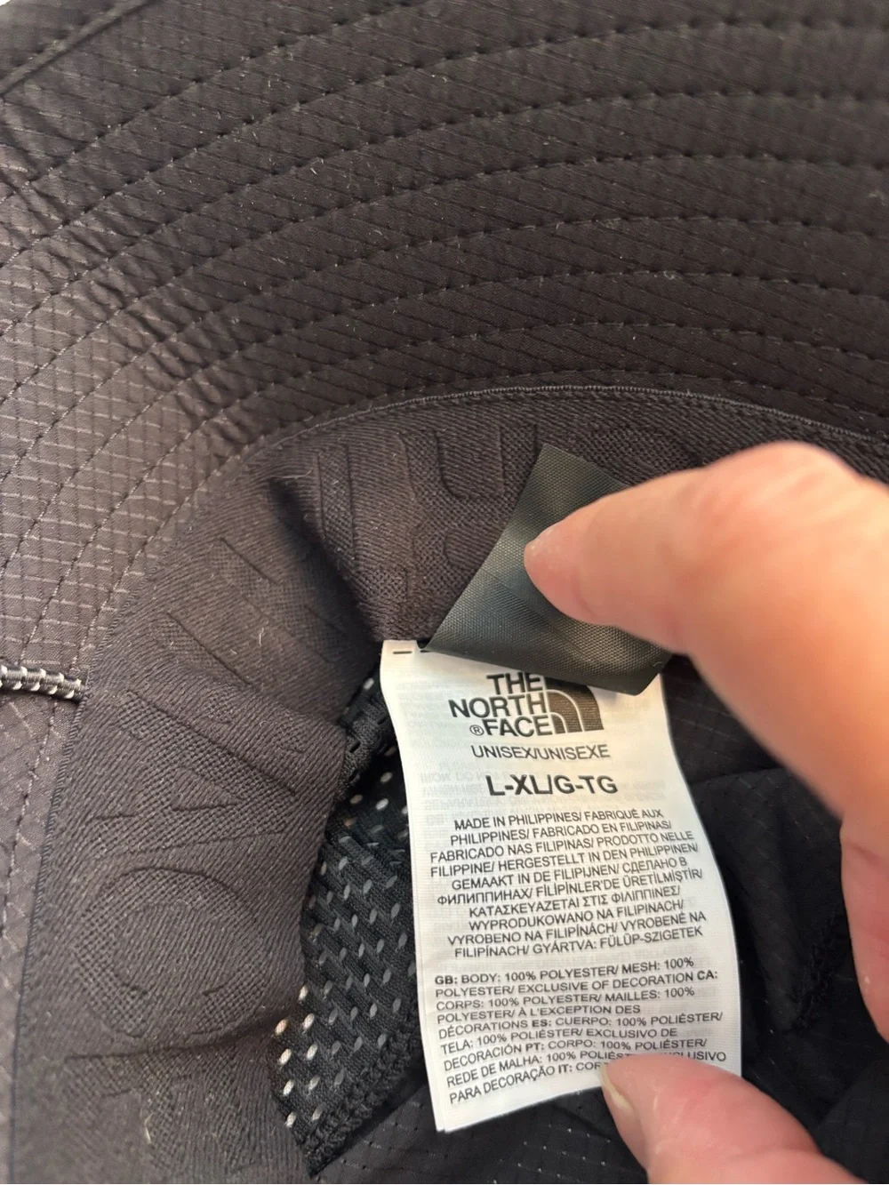 The North Face Summer LT Run Bucket Hat, Black Size L-XL